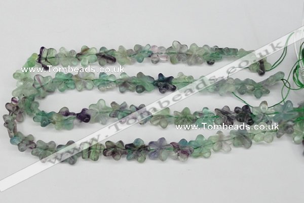 CRG17 15.5 inches 16*16mm star fluorite gemstone beads wholesale