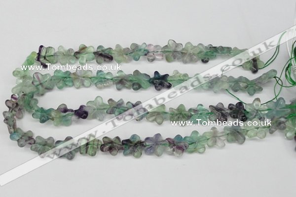 CRG17 15.5 inches 16*16mm star fluorite gemstone beads wholesale