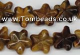 CRG18 15.5 inches 16*16mm star tiger eye gemstone beads wholesale