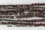 CRG30 15.5 inches 6mm flat star poppy jasper beads wholesale