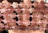 CRG62 15 inches 16mm star strawberry quartz beads wholesale