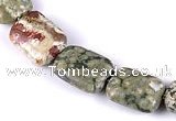 CRH07 different sizes rectangle natural rhyolite bead Wholesale