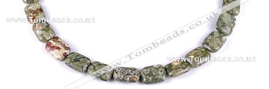 CRH07 different sizes rectangle natural rhyolite bead Wholesale