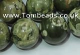 CRH103 15.5 inches 20mm round rhyolite beads wholesale