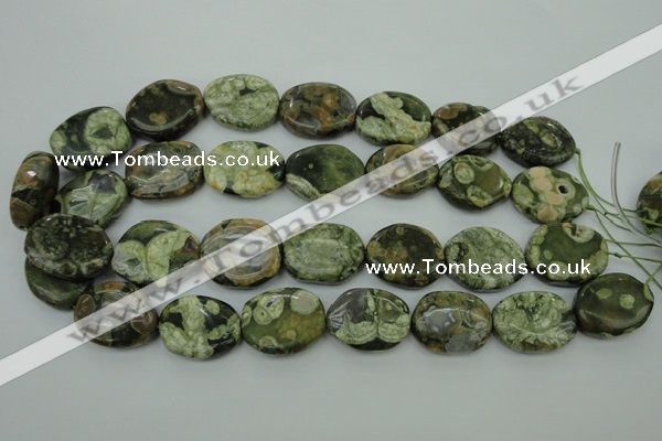 CRH149 15.5 inches 20*26mm freeform rhyolite gemstone beads