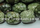 CRH16 15.5 inches 16*20mm egg-shaped rhyolite beads wholesale