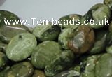 CRH44 15.5 inches 12*16mm oval rhyolite beads wholesale