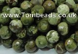 CRH57 15.5 inches 10mm faceted round rhyolite beads wholesale