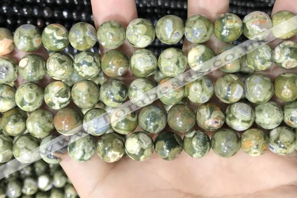 CRH574 15.5 inches 12mm round rhyolite gemstone beads wholesale