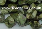 CRH73 15.5 inches 12*12mm faceted rhombic rhyolite beads wholesale