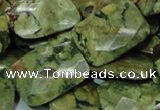 CRH81 15.5 inches 18*25mm faceted rectangle rhyolite beads wholesale