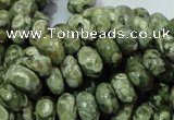 CRH96 15.5 inches 6*10mm rondelle rhyolite beads wholesale