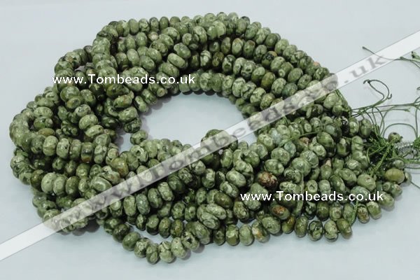 CRH96 15.5 inches 6*10mm rondelle rhyolite beads wholesale