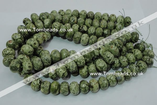 CRH97 15.5 inches 13*18mm rondelle rhyolite beads wholesale