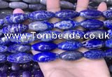 CRI101 15.5 inches 12*30mm rice lapis lazuli gemstone beads