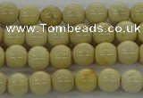CRI201 15.5 inches 6mm round riverstone beads wholesale
