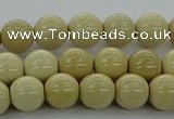 CRI202 15.5 inches 8mm round riverstone beads wholesale