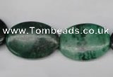 CRJ316 15.5 inches 18*25mm oval African prase jasper beads wholesale