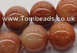 CRJ506 15.5 inches 16mm round red jade gemstone beads