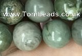 CRM203 15.5 inches 10mm round green mud jasper beads wholesale