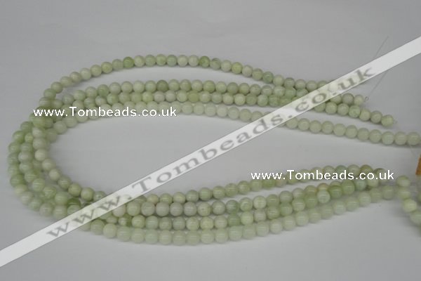 CRO04 15.5 inches 6mm round butter jade gemstone beads wholesale