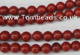 CRO06 15.5 inches 6mm round red jasper beads wholesale