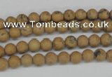 CRO08 15.5 inches 6mm round Chinese picture jasper beads wholesale