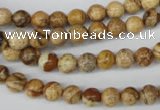 CRO09 15.5 inches 6mm round picture jasper beads wholesale