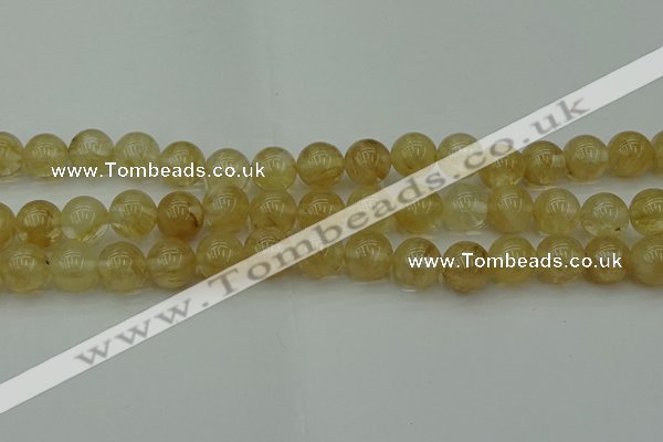 CRO1024 15.5 inches 12mm round yellow watermelon quartz beads