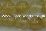 CRO1025 15.5 inches 14mm round yellow watermelon quartz beads