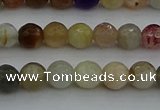 CRO1041 15.5 inches 6mm faceted round mixed gemstone beads