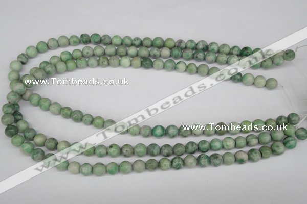 CRO109 15.5 inches 8mm round Qinghai jade beads wholesale