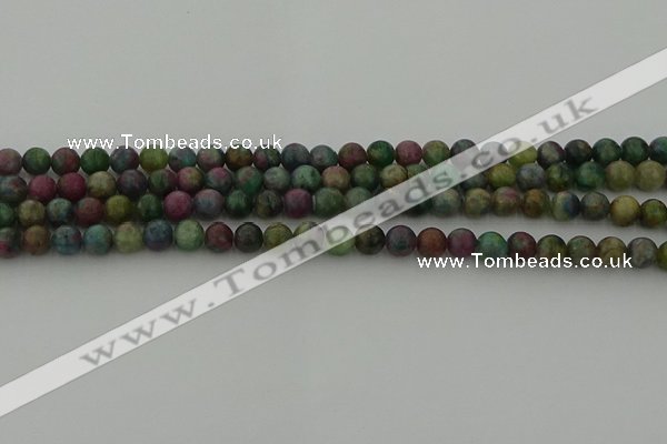 CRO1111 15.5 inches 6mm round ruby apatrite beads wholesale