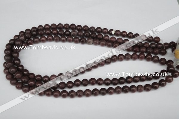 CRO112 15.5 inches 8mm round purple aventurine beads wholesale