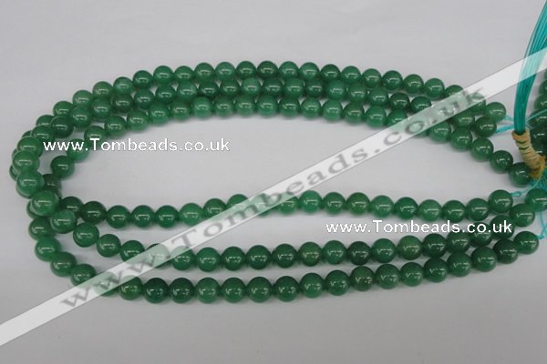 CRO113 15.5 inches 8mm round green aventurine beads wholesale