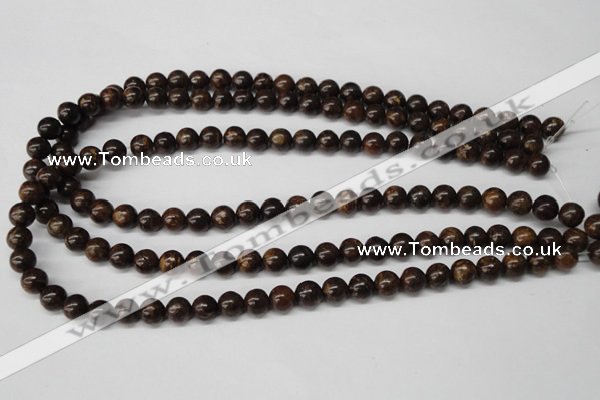 CRO124 15.5 inches 8mm round bronzite gemstone beads wholesale