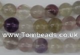 CRO135 15.5 inches 9mm round fluorite gemstone beads wholesale