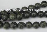 CRO140 15.5 inches 8mm round green lace gemstone beads wholesale