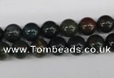 CRO141 15.5 inches 8mm round bloodstone beads wholesale