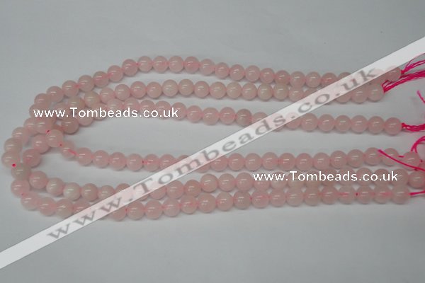 CRO145 15.5 inches 8mm round rose quartz beads wholesale