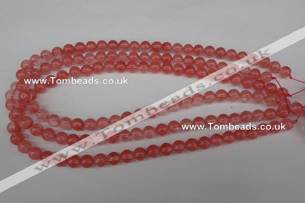 CRO157 15.5 inches 8mm round cherry quartz beads wholesale