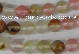 CRO158 15.5 inches 8mm round volcano cherry quartz beads wholesale