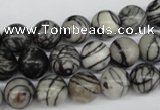 CRO188 15.5 inches 10mm round black water jasper beads wholesale