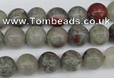 CRO190 15.5 inches 10mm round bloodstone beads wholesale