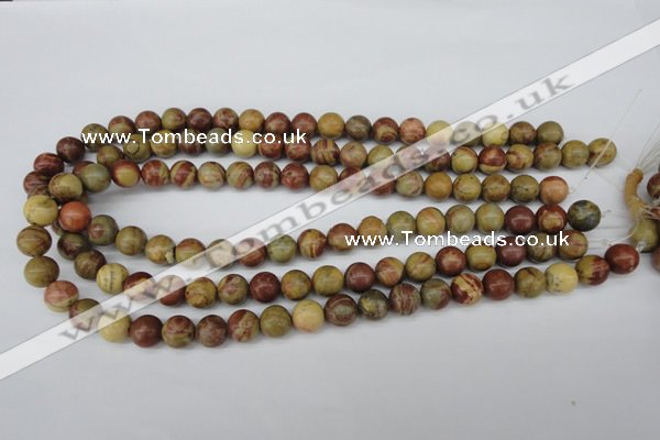 CRO192 15.5 inches 10mm round rainbow jasper beads wholesale