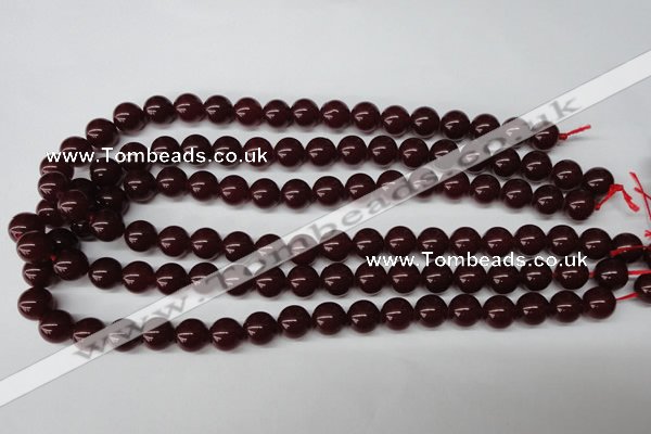 CRO208 15.5 inches 10mm round dyed candy jade beads wholesale