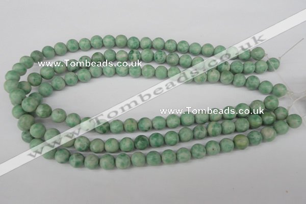 CRO212 15.5 inches 10mm round Qinghai jade beads wholesale