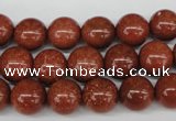 CRO228 15.5 inches 10mm round goldstone beads wholesale