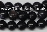 CRO229 15.5 inches 10mm round blue goldstone beads wholesale