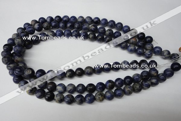 CRO231 15.5 inches 10mm round sodalite gemstone beads wholesale